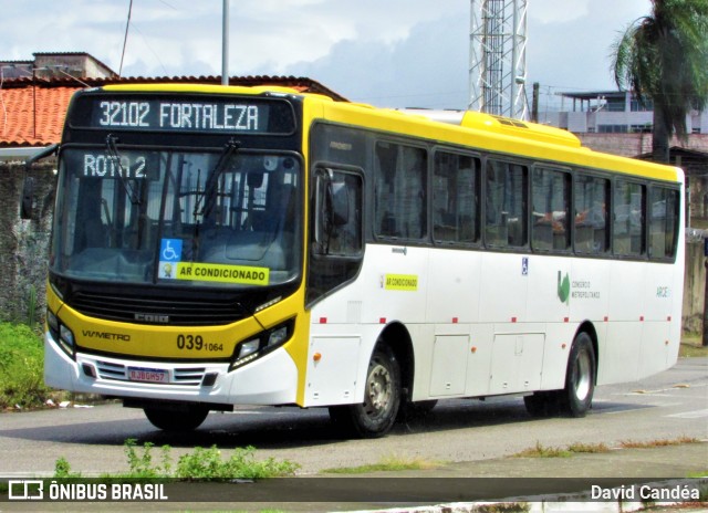 Via Metro - Auto Viação Metropolitana 0391064 na cidade de Fortaleza, Ceará, Brasil, por David Candéa. Número da foto: #12087611.