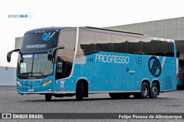 Auto Viação Progresso 6249 na cidade de Caruaru, Pernambuco, Brasil, por Felipe Pessoa de Albuquerque. Número da foto: #12088205.