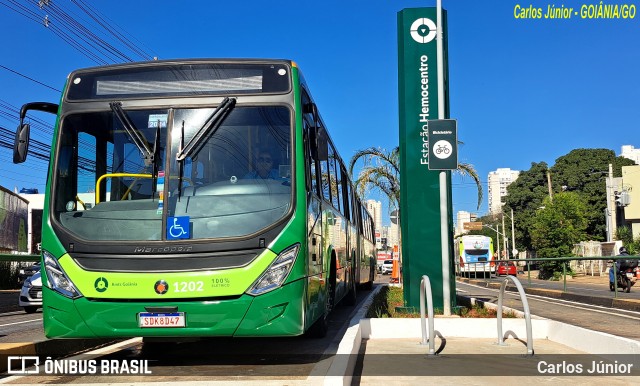 Metrobus 1202 na cidade de Goiânia, Goiás, Brasil, por Carlos Júnior. Número da foto: #12087636.