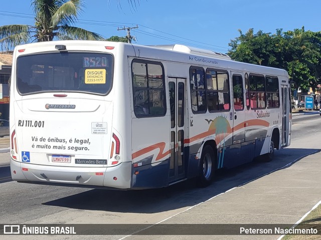 Auto Viação Salineira RJ 111.001 na cidade de Rio de Janeiro, Brasil, por Peterson Nascimento. Número da foto: #12090599.