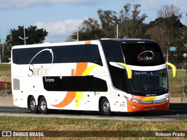 Starline Turismo 2100 na cidade de São José dos Campos, São Paulo, Brasil, por Robson Prado. Número da foto: #12089508.