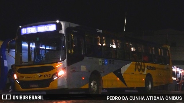 Sancetur - Sou Atibaia 1713 na cidade de Atibaia, São Paulo, Brasil, por PEDRO DA CUNHA ATIBAIA ÔNIBUS. Número da foto: #12091288.