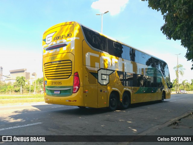 Empresa Gontijo de Transportes 23035 na cidade de Ipatinga, Minas Gerais, Brasil, por Celso ROTA381. Número da foto: #12090768.