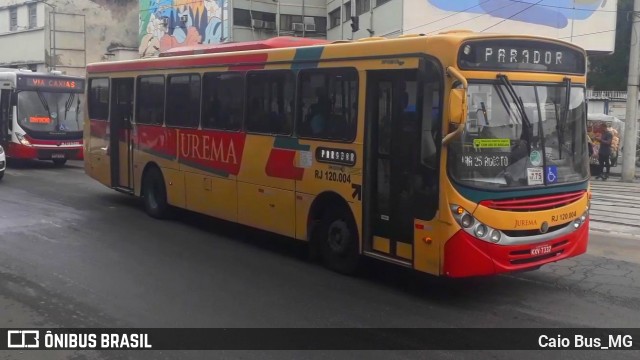 Auto Viação Jurema RJ 120.004 na cidade de Rio de Janeiro, Rio de Janeiro, Brasil, por Caio Bus_MG. Número da foto: #12091256.