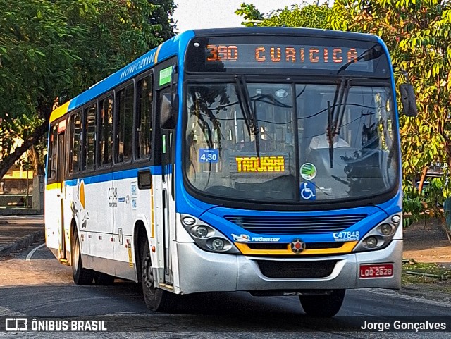 Viação Redentor C47848 na cidade de Rio de Janeiro, Rio de Janeiro, Brasil, por Jorge Gonçalves. Número da foto: #12090874.