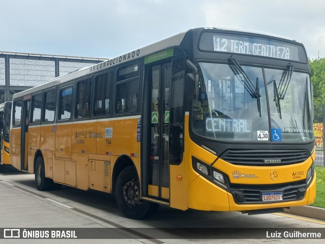 Real Auto Ônibus A41060 na cidade de Rio de Janeiro, Rio de Janeiro, Brasil, por Luiz Guilherme. Número da foto: #12090065.
