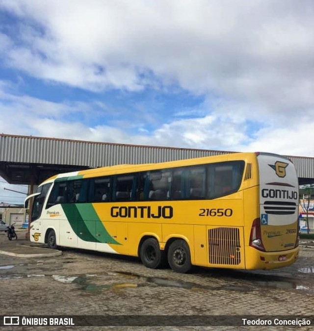 Empresa Gontijo de Transportes 21650 na cidade de Jeremoabo, Bahia, Brasil, por Teodoro Conceição. Número da foto: #12090955.
