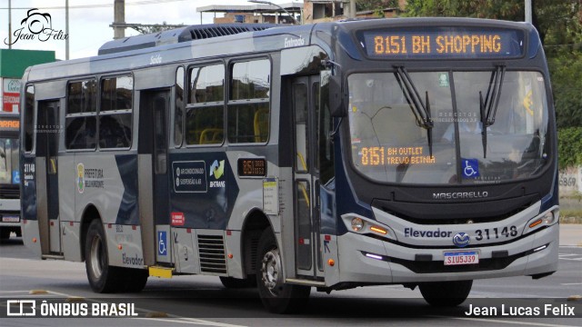 Auto Omnibus Nova Suissa 31148 na cidade de Belo Horizonte, Minas Gerais, Brasil, por Jean Lucas Felix. Número da foto: #12090355.