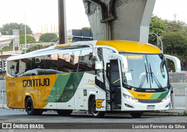 Empresa Gontijo de Transportes 7095 na cidade de Belo Horizonte, Minas Gerais, Brasil, por Luciano Ferreira da Silva. Número da foto: #12090374.