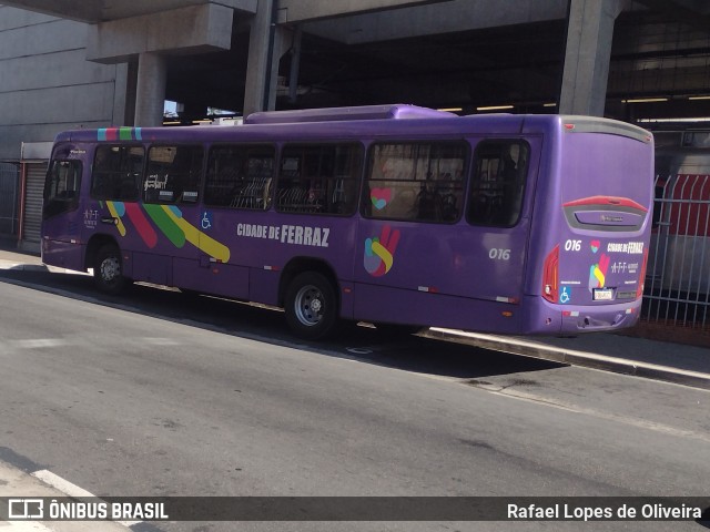 ATT - Alto Tietê Transportes Ferraz de Vasconcelos 016 na cidade de Ferraz de Vasconcelos, São Paulo, Brasil, por Rafael Lopes de Oliveira. Número da foto: #12091297.