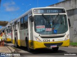 Transportes Guanabara 1334 na cidade de Natal, Rio Grande do Norte, Brasil, por Junior Mendes. Número da foto: #:id.