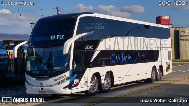 Auto Viação Catarinense 323005 na cidade de Curitiba, Paraná, Brasil, por Lucas Weber Calizario. Número da foto: #12091983.