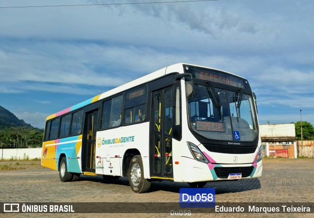 Viação Paraíso Verde 6F98 na cidade de Guapimirim, Rio de Janeiro, Brasil, por Eduardo  Marques Teixeira. Número da foto: #12092262.