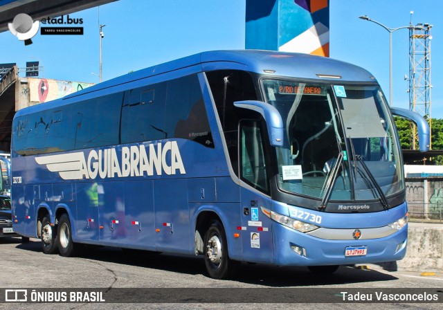 Viação Águia Branca 32730 na cidade de Rio de Janeiro, Rio de Janeiro, Brasil, por Tadeu Vasconcelos. Número da foto: #12091552.