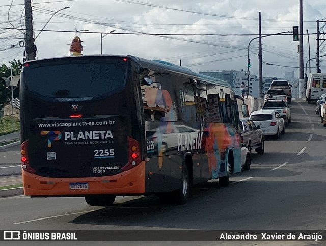 Planeta Transportes Rodoviários 2255 na cidade de Guarapari, Espírito Santo, Brasil, por Alexandre  Xavier de Araújo. Número da foto: #12092190.