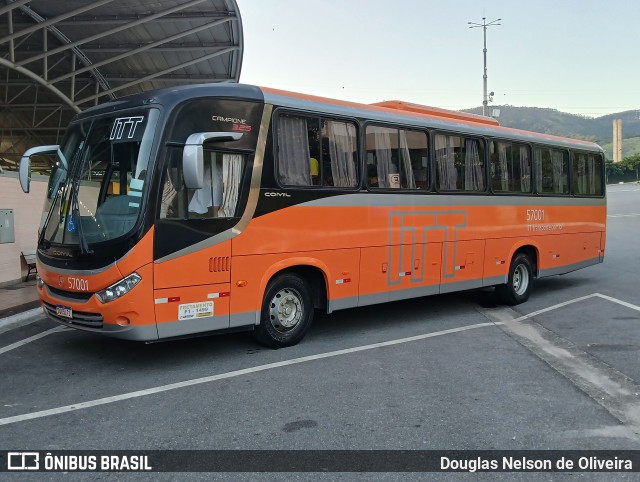 ITT - Itatiba Transporte e Turismo 57001 na cidade de Aparecida, São Paulo, Brasil, por Douglas Nelson de Oliveira. Número da foto: #12092274.
