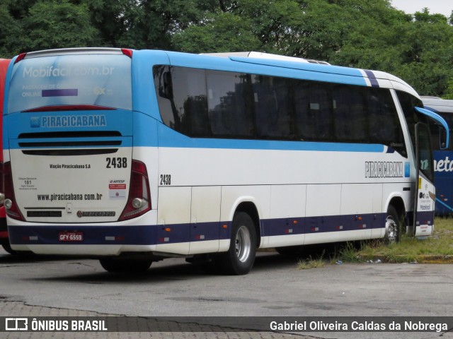 Viação Piracicabana 2438 na cidade de São Paulo, São Paulo, Brasil, por Gabriel Oliveira Caldas da Nobrega. Número da foto: #12091569.