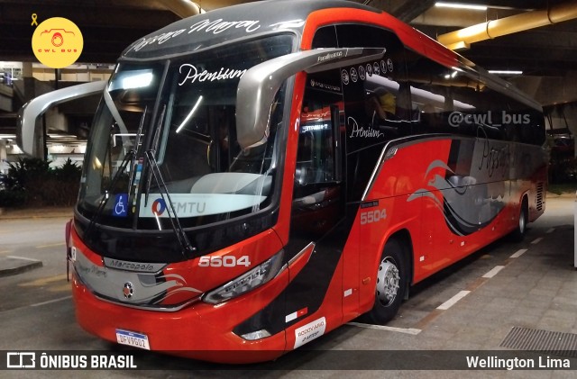 Empresa de Ônibus Pássaro Marron 5504 na cidade de São Paulo, São Paulo, Brasil, por Wellington Lima. Número da foto: #12091926.