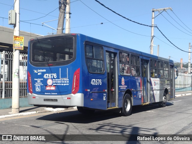 ATT - Alto Tietê Transportes 47.676 na cidade de Ferraz de Vasconcelos, São Paulo, Brasil, por Rafael Lopes de Oliveira. Número da foto: #12092537.