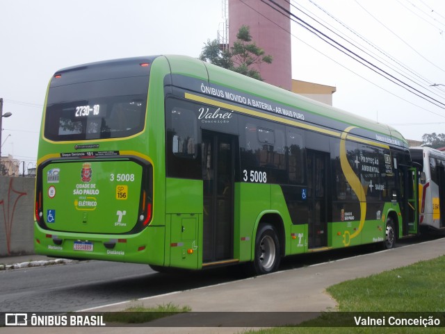 Upbus Qualidade em Transportes 3 5008 na cidade de São Paulo, São Paulo, Brasil, por Valnei Conceição. Número da foto: #12091662.