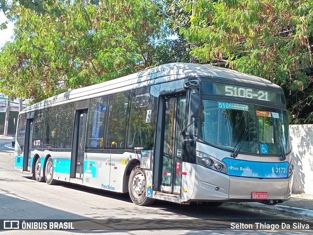 Viação Paratodos > São Jorge > Metropolitana São Paulo > Mobibrasil 6 3172 na cidade de São Paulo, São Paulo, Brasil, por Selton Thiago Da Silva. Número da foto: #12092629.