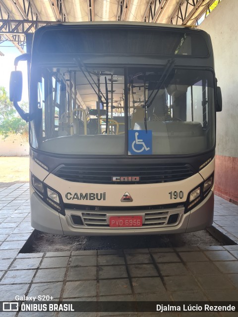 Auto Viação Cambuí 190 na cidade de Congonhal, Minas Gerais, Brasil, por Djalma Lúcio Rezende. Número da foto: #12091458.