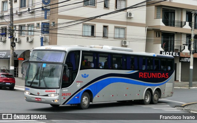Reunidas Transportes Coletivos 26213 na cidade de Balneário Camboriú, Santa Catarina, Brasil, por Francisco Ivano. Número da foto: #12093728.