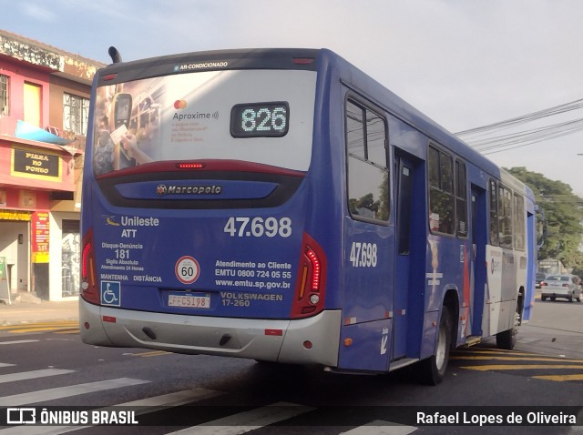 ATT - Alto Tietê Transportes 47.698 na cidade de São Paulo, São Paulo, Brasil, por Rafael Lopes de Oliveira. Número da foto: #12094093.