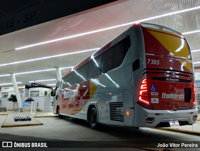 Expresso Itamarati 7305 na cidade de Fernandópolis, São Paulo, Brasil, por João Vitor Pereira. Número da foto: #12093832.