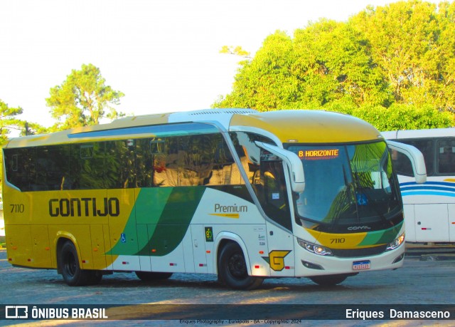 Empresa Gontijo de Transportes 7110 na cidade de Eunápolis, Bahia, Brasil, por Eriques  Damasceno. Número da foto: #12093936.