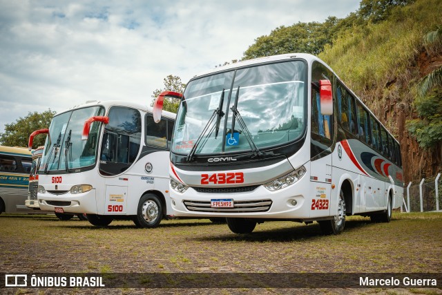 Viação Oliveira 24323 na cidade de Campinas, São Paulo, Brasil, por Marcelo Guerra. Número da foto: #12094268.