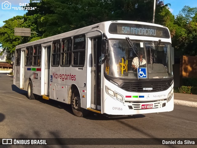 Consórcio Navegantes - 09  > Empresa de Transportes Nossa Senhora Aparecida > Empresa de Transportes Marcos da Silva 09186 na cidade de João Pessoa, Paraíba, Brasil, por Daniel da Silva. Número da foto: #12095589.