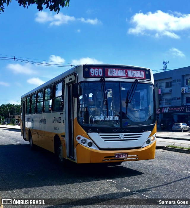 Viação Forte AF-96005 na cidade de Belém, Pará, Brasil, por Samara Goes. Número da foto: #12094350.