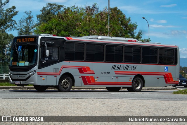 Viação Resendense RJ 192.015 na cidade de Resende, Rio de Janeiro, Brasil, por Gabriel Nunes de Carvalho. Número da foto: #12094735.