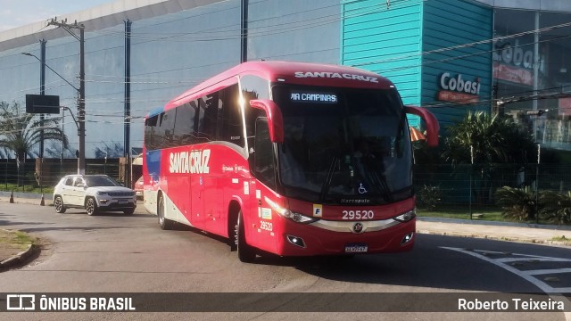 Viação Santa Cruz 29520 na cidade de São Paulo, São Paulo, Brasil, por Roberto Teixeira. Número da foto: #12095804.