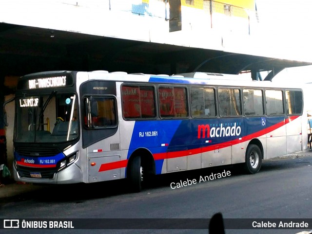 Transportes Machado RJ 162.061 na cidade de Magé, Rio de Janeiro, Brasil, por Calebe Andrade. Número da foto: #12094704.