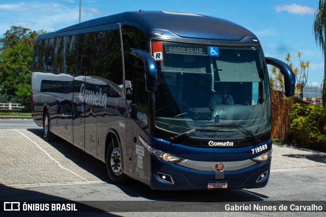 Viação Cometa 719569 na cidade de Resende, Rio de Janeiro, Brasil, por Gabriel Nunes de Carvalho. Número da foto: #12094715.