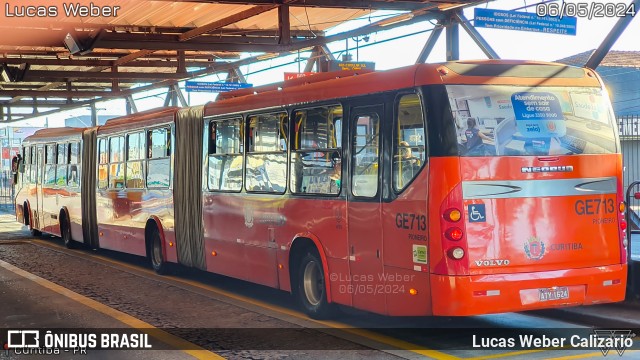Viação Cidade Sorriso >> Viação Sorriso de Curitiba GE713 na cidade de Curitiba, Paraná, Brasil, por Lucas Weber Calizario. Número da foto: #12095193.