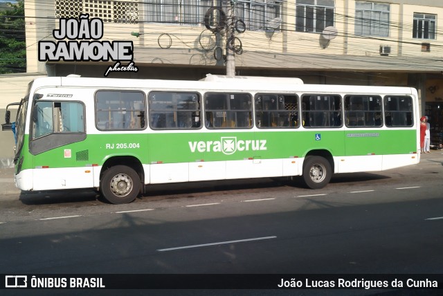 Viação Vera Cruz RJ 205.004 na cidade de Rio de Janeiro, Rio de Janeiro, Brasil, por João Lucas Rodrigues da Cunha. Número da foto: #12095028.