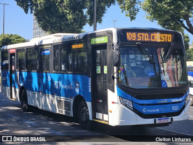 Transurb A72051 na cidade de Rio de Janeiro, Rio de Janeiro, Brasil, por Cleiton Linhares. Número da foto: #12094261.