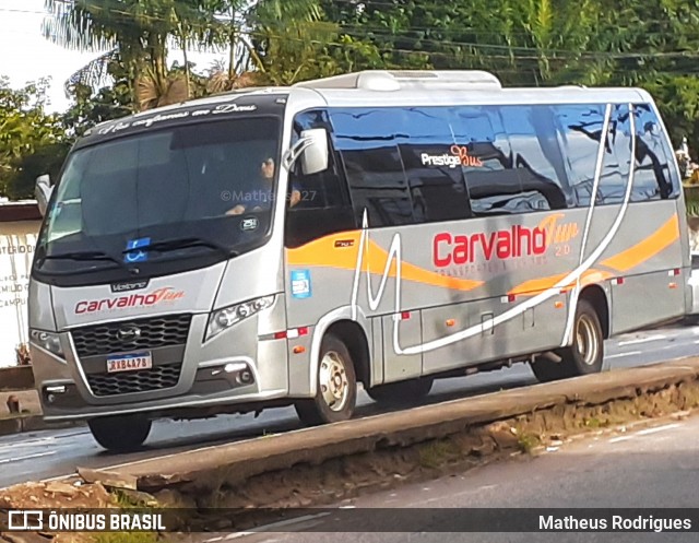 Carvalho Tur Transportes e Turismo RXB4A78 na cidade de Belém, Pará, Brasil, por Matheus Rodrigues. Número da foto: #12095619.