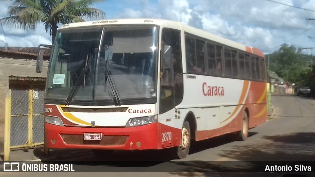 Empresa Caraça Transportes e Turismo 2870 na cidade de Santa Bárbara, Minas Gerais, Brasil, por Antonio Silva. Número da foto: #12094159.