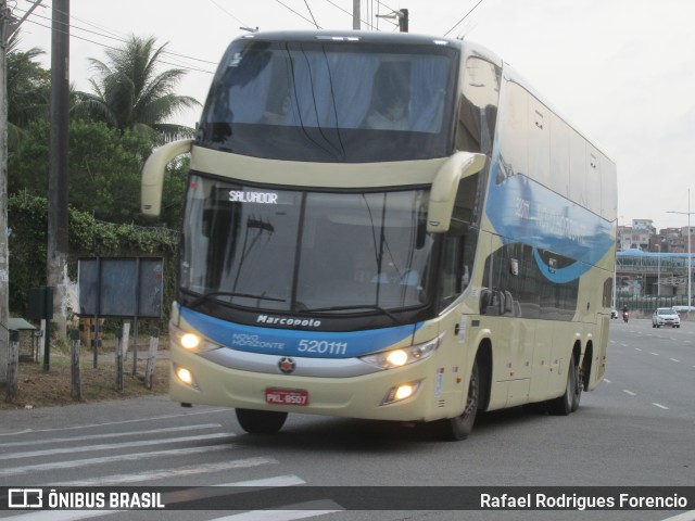 Viação Novo Horizonte 520111 na cidade de Salvador, Bahia, Brasil, por Rafael Rodrigues Forencio. Número da foto: #12095792.