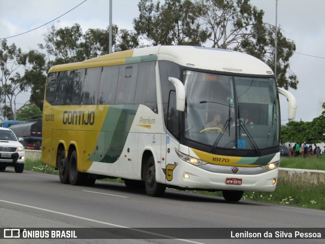 Empresa Gontijo de Transportes 18170 na cidade de Caruaru, Pernambuco, Brasil, por Lenilson da Silva Pessoa. Número da foto: #12096224.