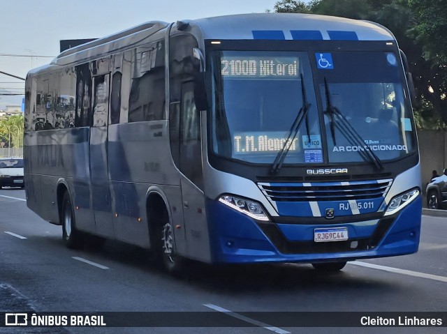 Viação Mauá RJ 185.011 na cidade de Niterói, Rio de Janeiro, Brasil, por Cleiton Linhares. Número da foto: #12094266.