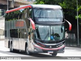 Transportes Única Petrópolis RJ 163.008 na cidade de Rio de Janeiro, Rio de Janeiro, Brasil, por Yaan Medeiros. Número da foto: #:id.