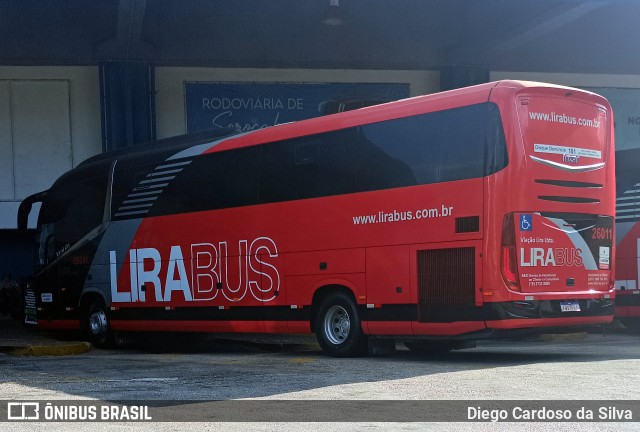 Lirabus 26011 na cidade de Sorocaba, São Paulo, Brasil, por Diego Cardoso da Silva. Número da foto: #12098979.