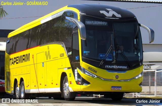Viação Nova Itapemirim 60286 na cidade de Goiânia, Goiás, Brasil, por Carlos Júnior. Número da foto: #12097958.