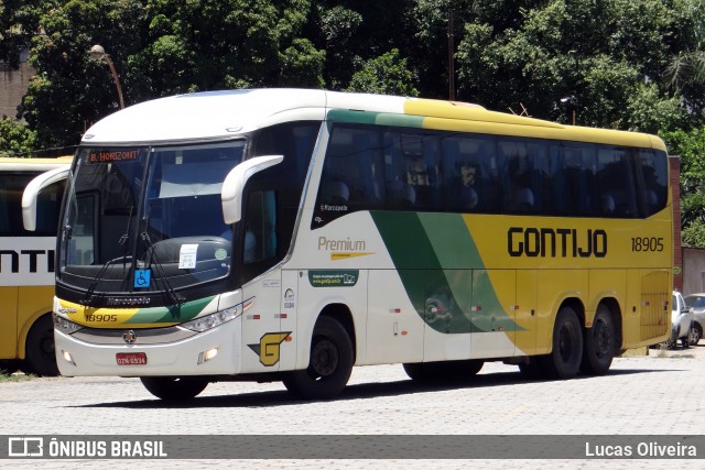 Empresa Gontijo de Transportes 18905 na cidade de Coronel Fabriciano, Minas Gerais, Brasil, por Lucas Oliveira. Número da foto: #12098674.