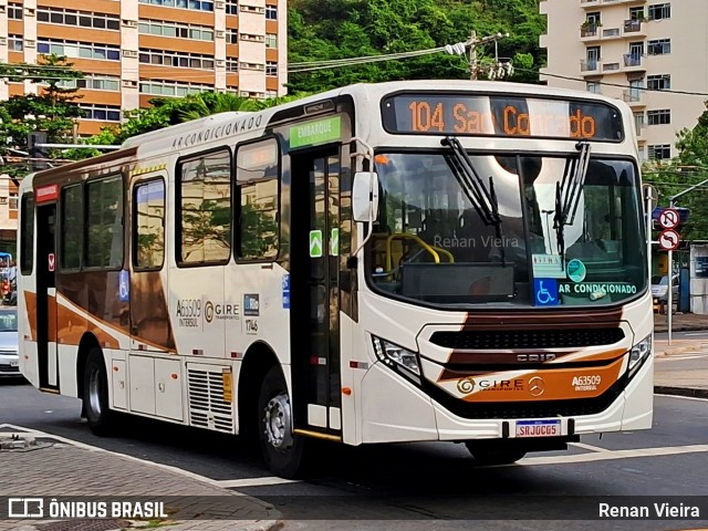 Erig Transportes > Gire Transportes A63509 na cidade de Rio de Janeiro, Rio de Janeiro, Brasil, por Renan Vieira. Número da foto: #12098244.